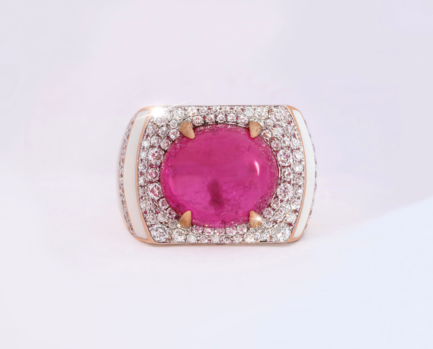 Pink Tourmaline Ring