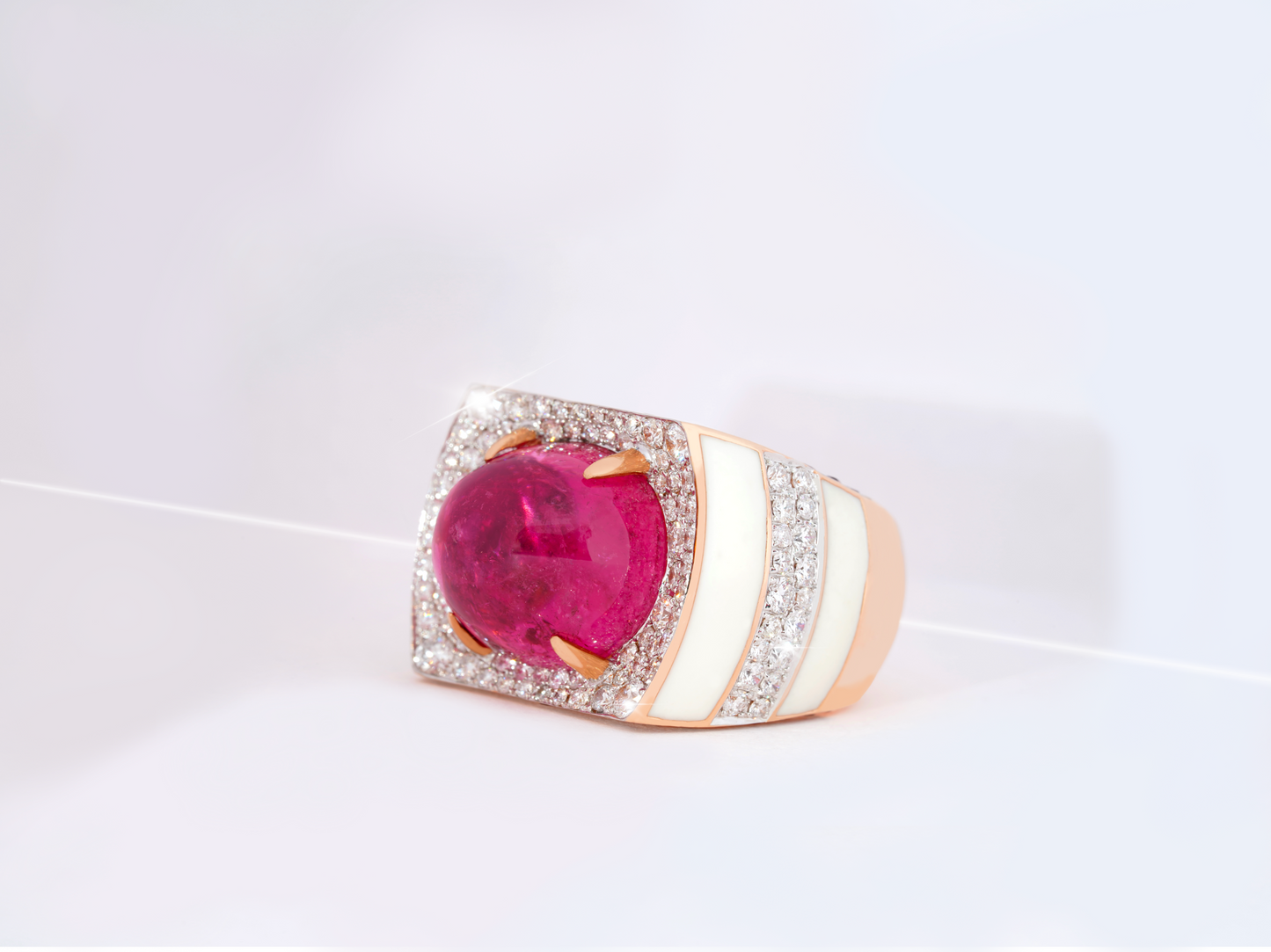 Pink Tourmaline Ring