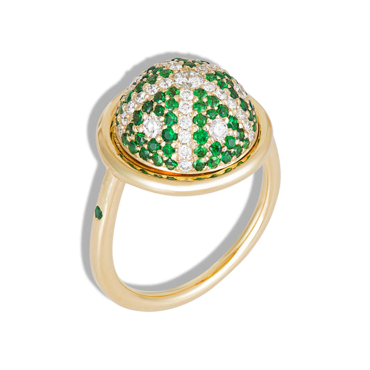 CANDY SHOP DE LUXE RING - TSAVORITE