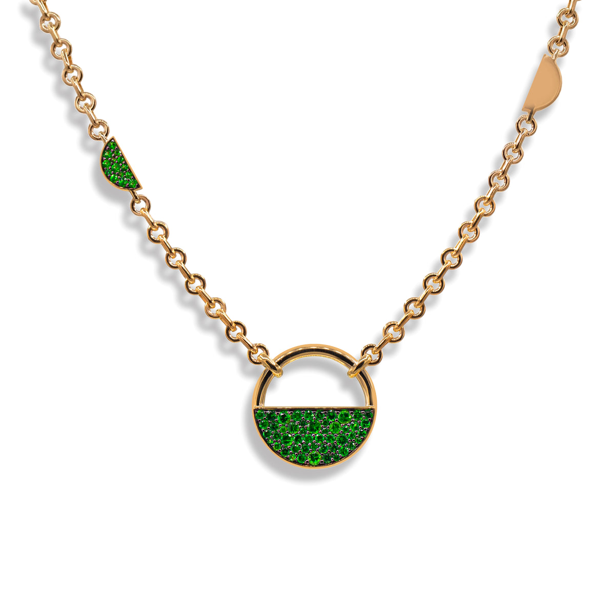 Luna Collection Half Moon Necklace - TS – LUCY G